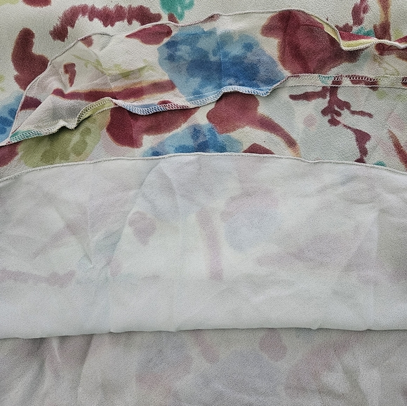 Lapis Silk Fully Lined Floral Maxi Dress - NWOT - Size 2X - Picture 11 of 11